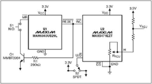 使用數(shù)字電位器是數(shù)字控制的可變電阻器件？