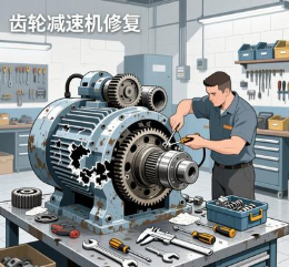 齒輪齒面剝落螺旋錐齒輪減速機(jī)修復(fù)方法？